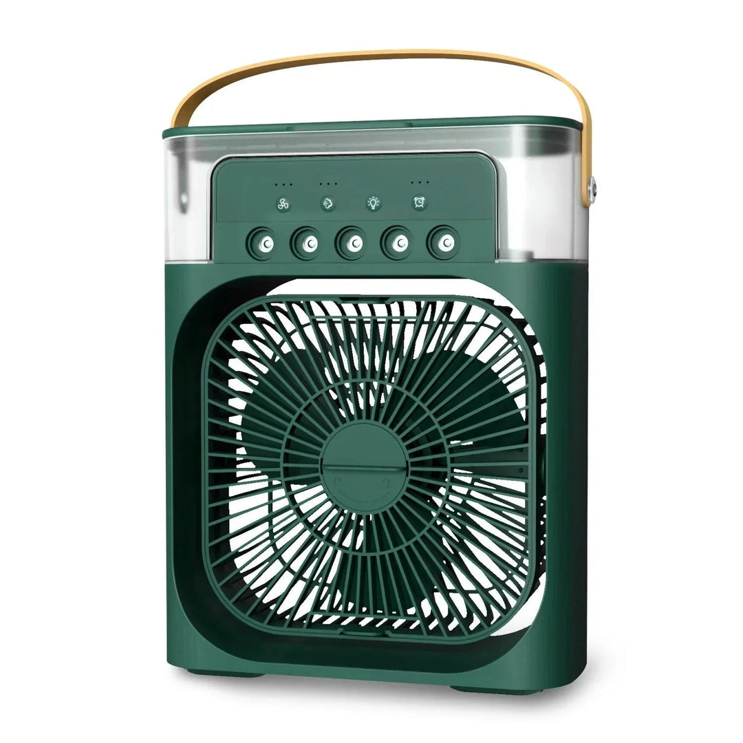 Air Cooler with Humidifier and Adjustable Fan