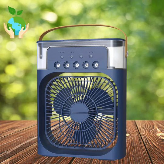 Air Cooler with Humidifier and Adjustable Fan