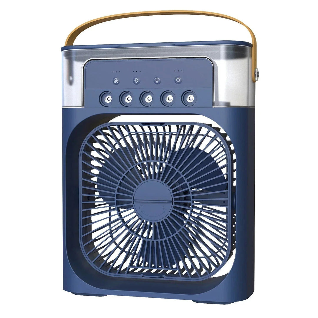 Air Cooler with Humidifier and Adjustable Fan