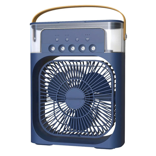 Air Cooler with Humidifier and Adjustable Fan