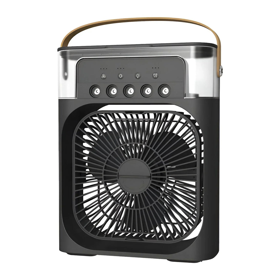 Air Cooler with Humidifier and Adjustable Fan