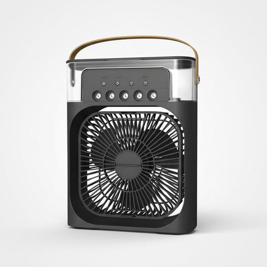 Air Cooler with Humidifier and Adjustable Fan