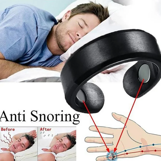 Anti-Snoring Ring with Sleep Aid and Comfort Design