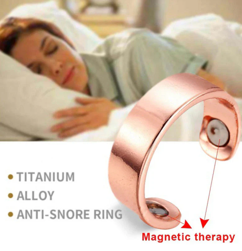 Anti-Snoring Ring with Sleep Aid and Comfort Design