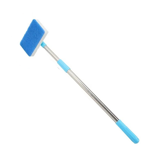 Aquarium Cleaner with Extendable Handle and 180-Degree Sponge