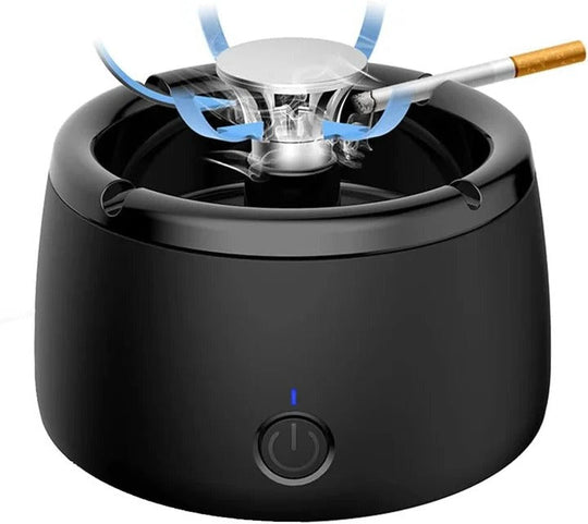 Ashtray with Rechargeable Battery and Smokeless Design