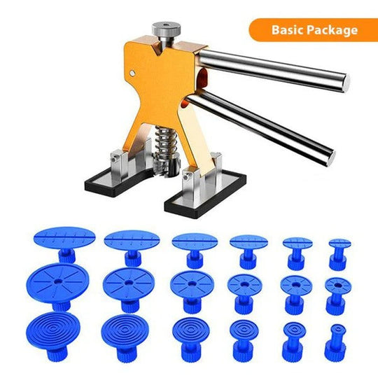 Auto Body Repair Tool with Dent Puller and Suction Cup