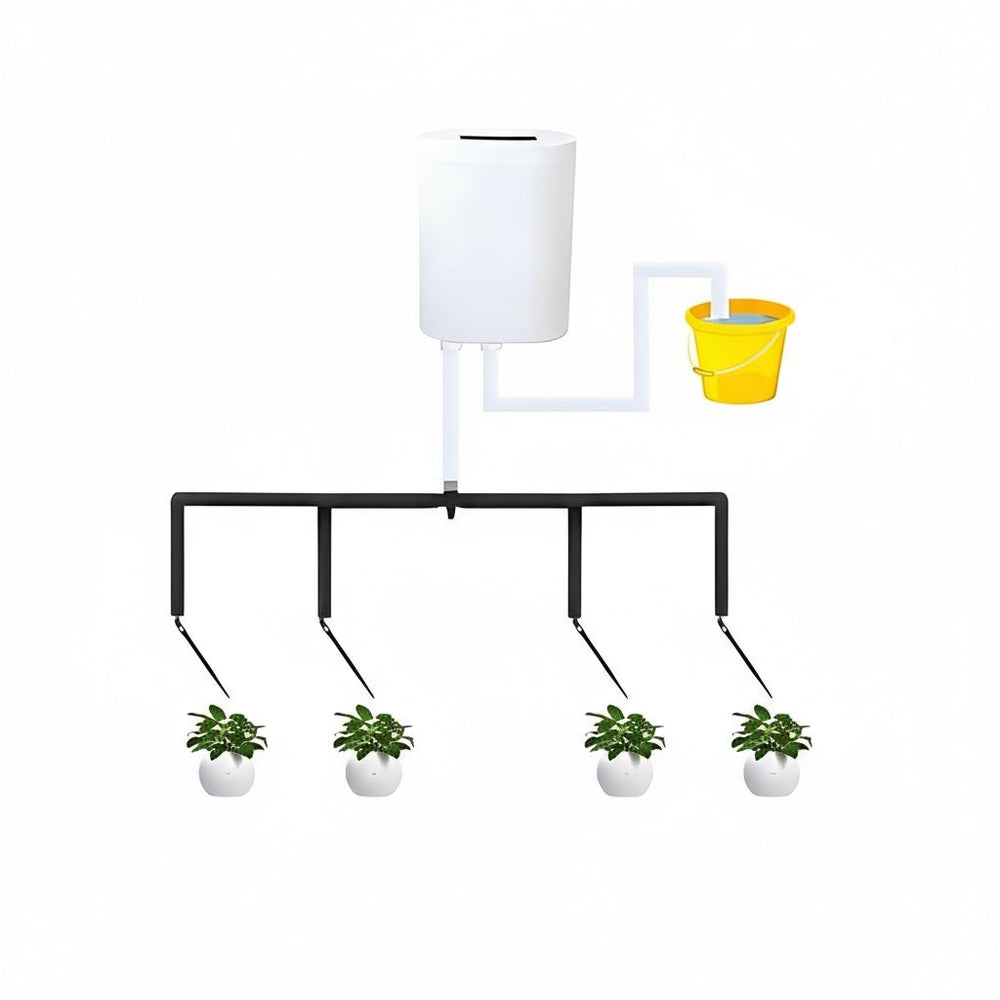 Automatic Plant Watering System with LCD Display and USB Charging