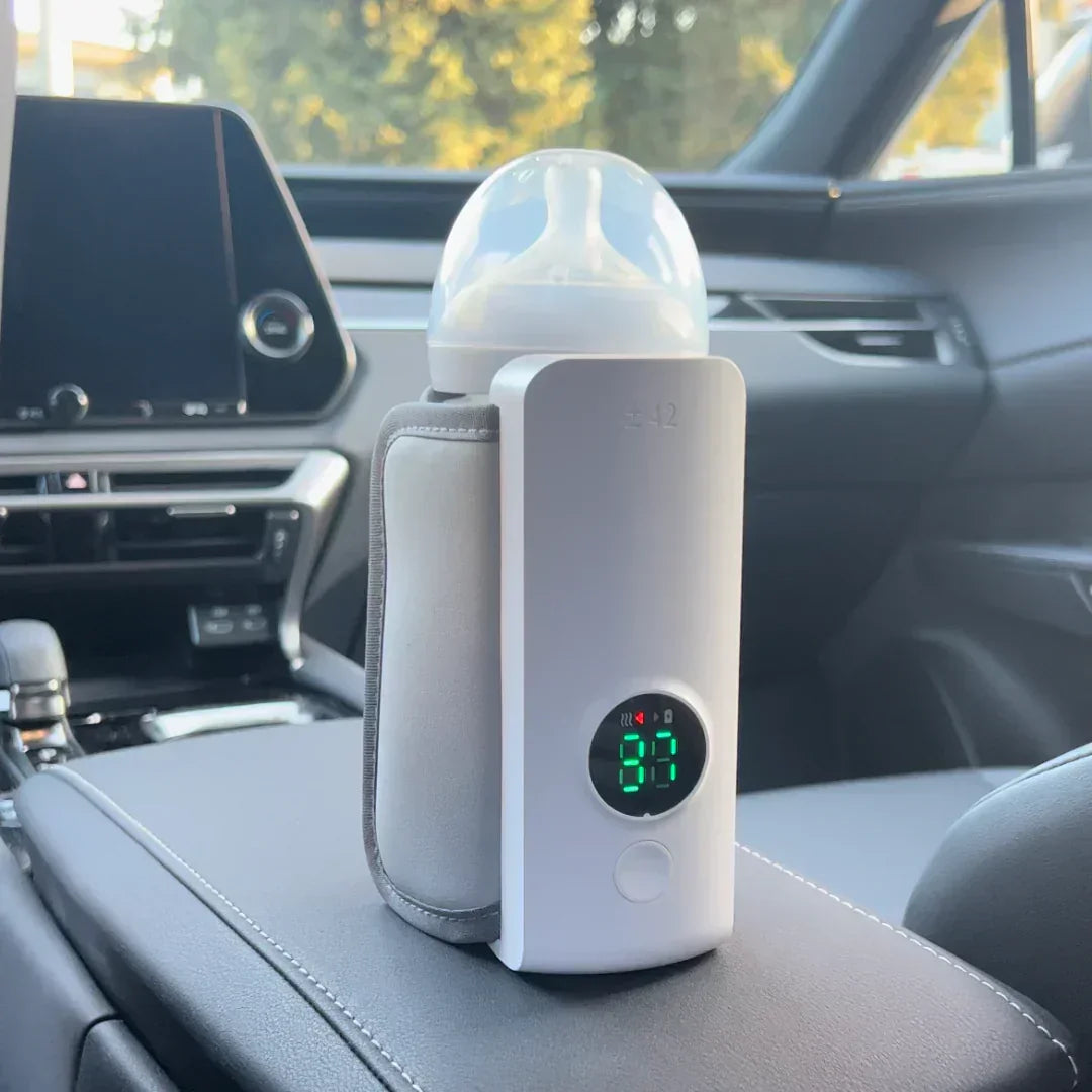 Baby Bottle Warmer with Portable Design and Digital Display