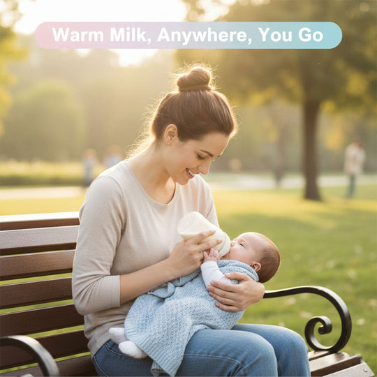 Baby Bottle Warmer with Portable Design and Digital Display