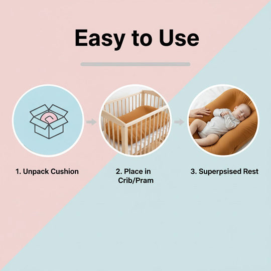 Baby Cushion with Head Support and Neck Protection
