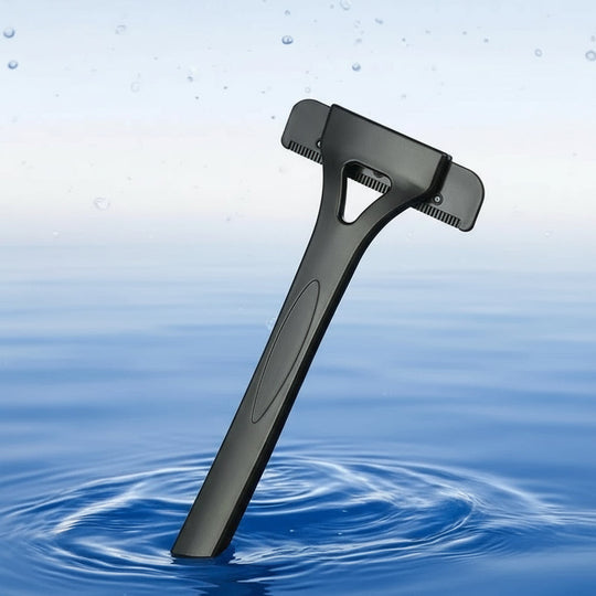 Back Shaver with Dual Blades and Folding Handle