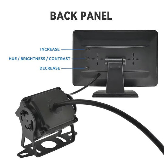 Backup Camera System with Wireless Connectivity and Monitor