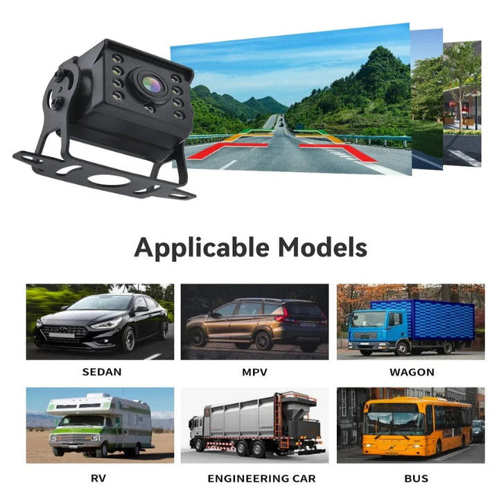 Backup Camera System with Wireless Connectivity and Monitor