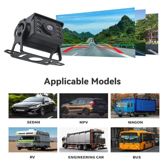 Backup Camera System with Wireless Connectivity and Monitor