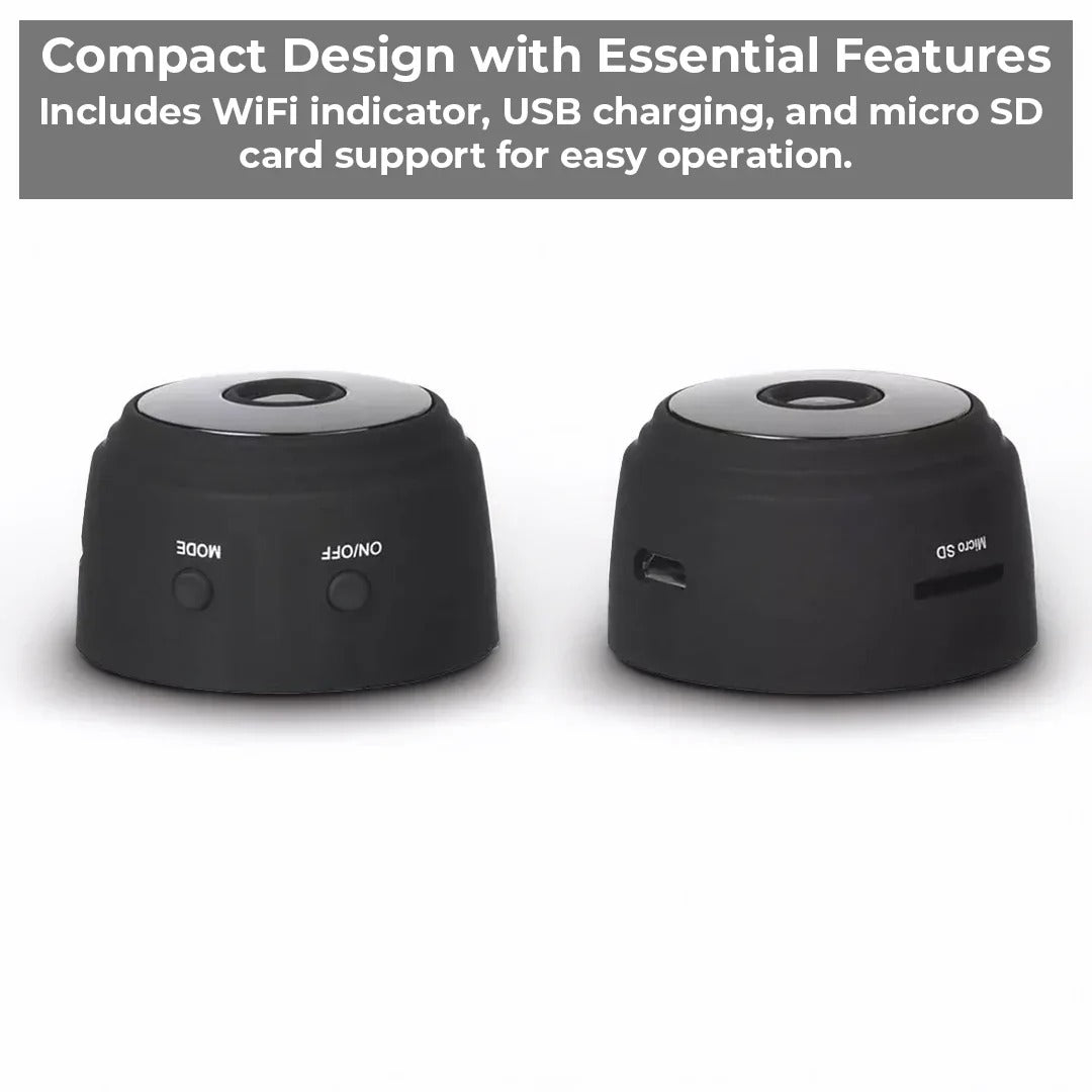 Backup Camera with Wireless Connectivity and Magnetic Mount