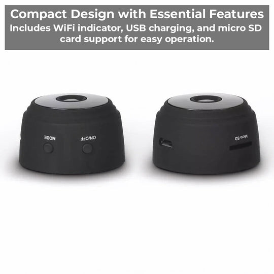 Backup Camera with Wireless Connectivity and Magnetic Mount