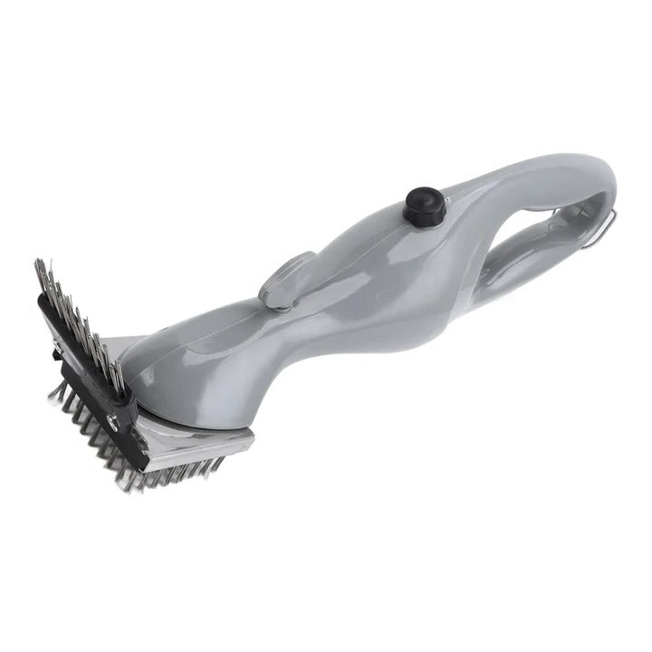 Barbecue Grill Brush with Steam Cleaning and Stainless Bristles