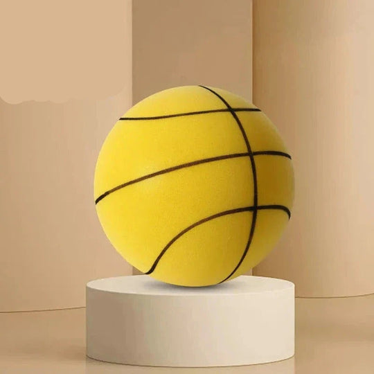 Basketball with Non-Inflatable Foam Design and Indoor Practice