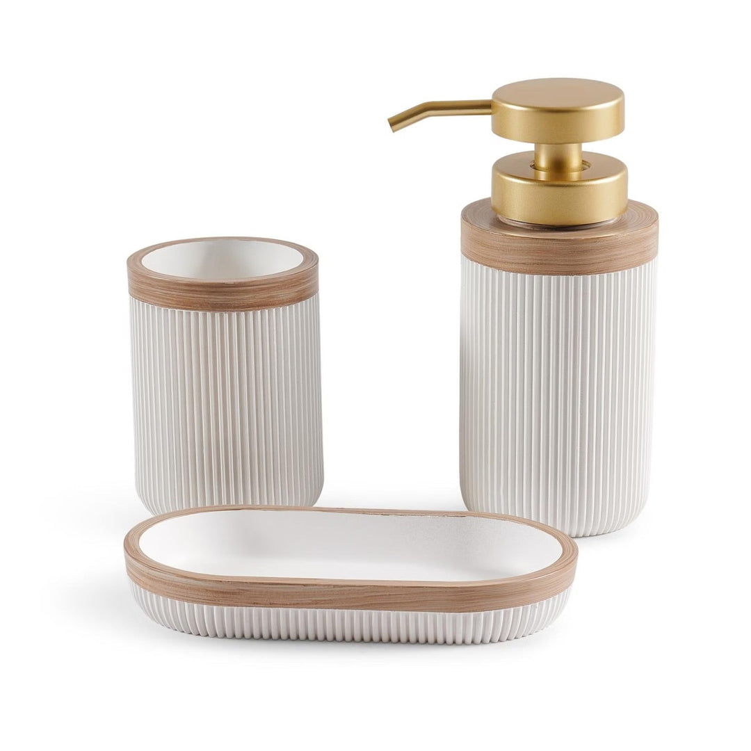 Bathroom Accessory Set with Soap Dish and Tumbler