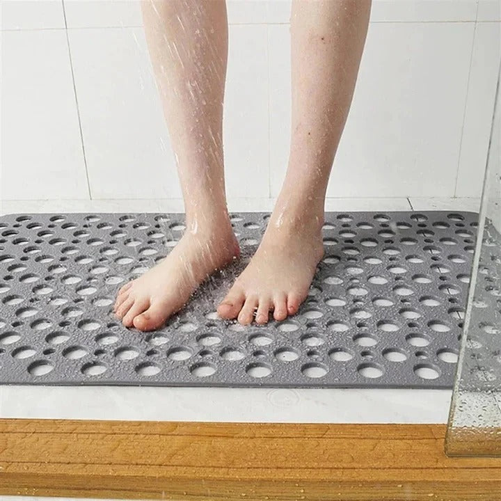 Bathroom Shower Mat with Non-Slip Design and Quick-Dry Material