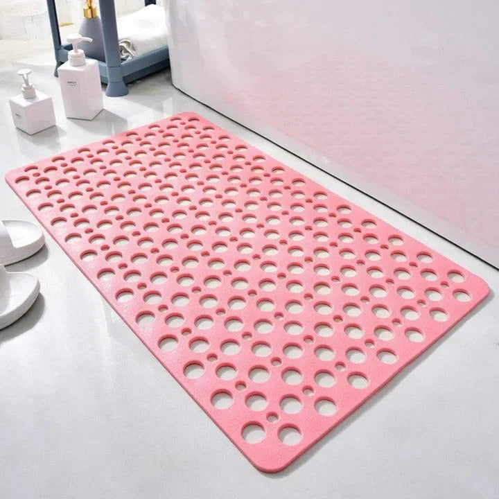 Bathroom Shower Mat with Non-Slip Design and Quick-Dry Material