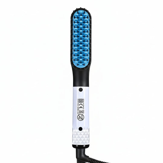 Beard Straightening Brush with Ceramic Heating and Portable Design