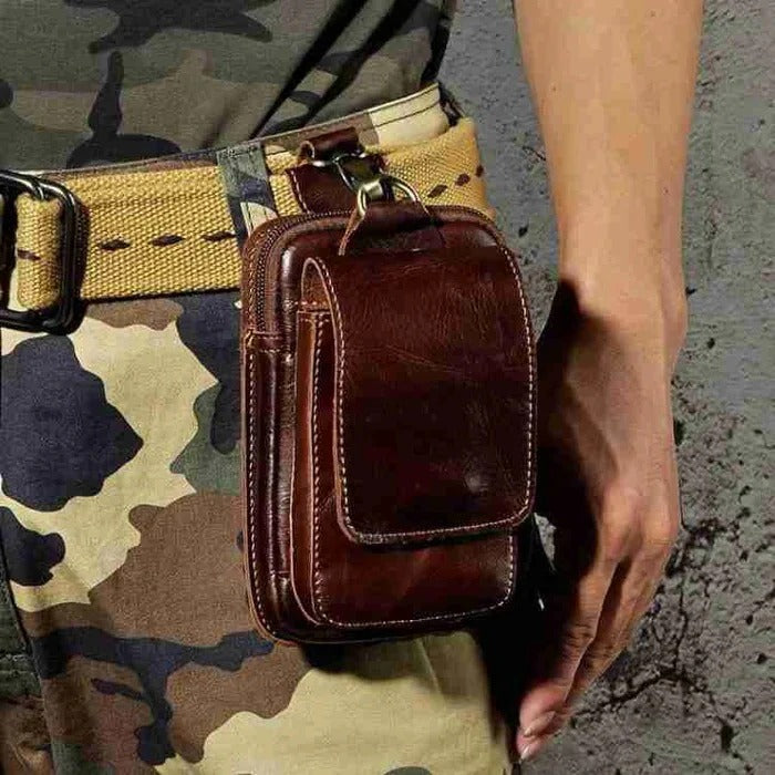 Belt Bag with Adjustable Strap and Storage Compartments