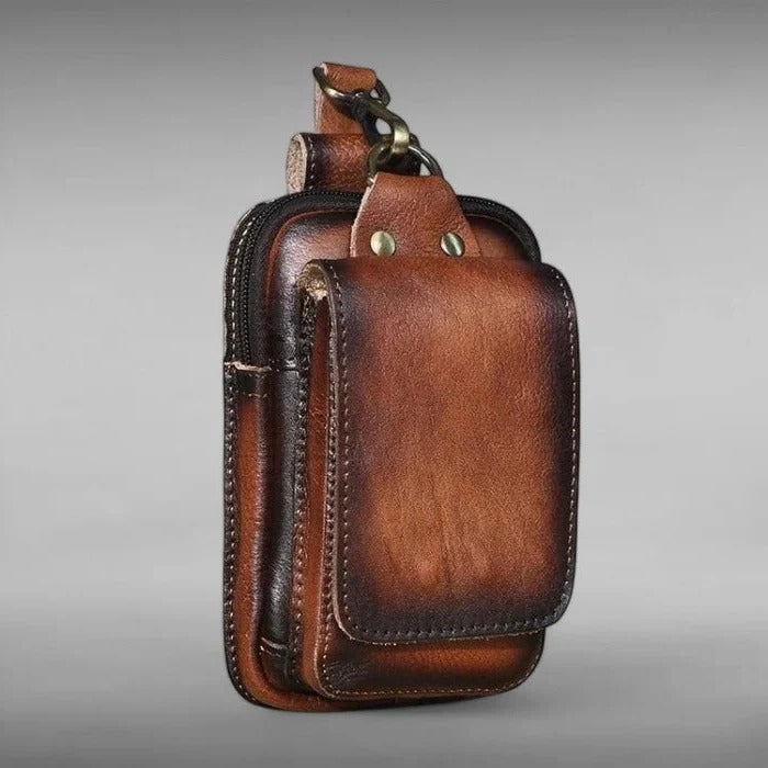 Belt Bag with Adjustable Strap and Storage Compartments