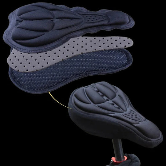 Bike Saddle Cover with Gel Padding and Adjustable Fit