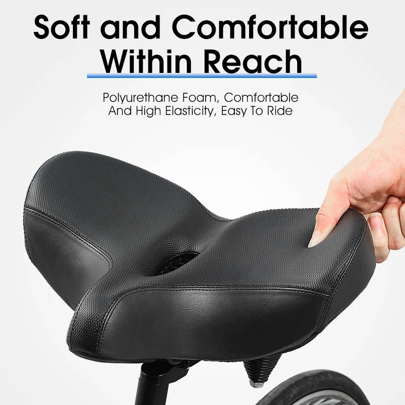 Bike Saddle with Memory Foam and Ventilation