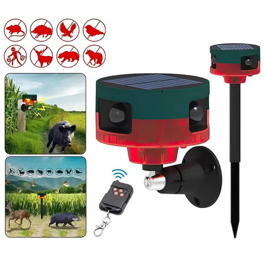 Bird and Pest Repellent with Solar Power and 360-Degree Coverage