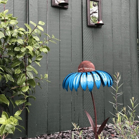 Bird Feeder with Metal Seed Dish and Outdoor Design