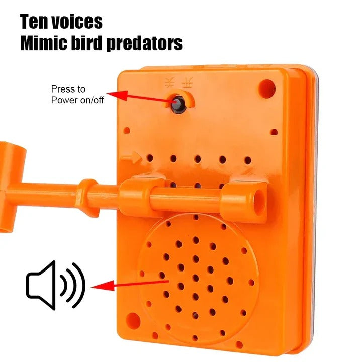 Bird Repeller with Solar Power and Reflective Design
