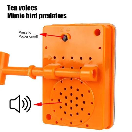 Bird Repeller with Solar Power and Reflective Design