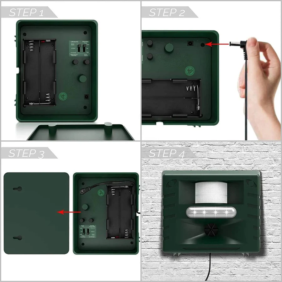 Bird Repeller with Ultrasonic Technology and Effective Control