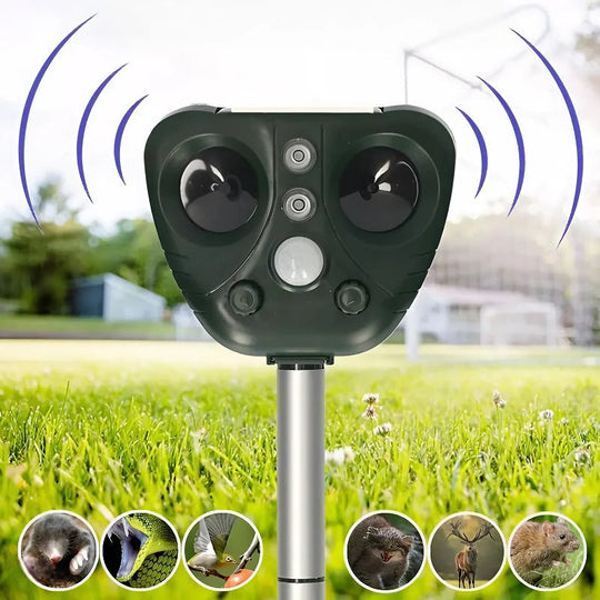 Bird Repeller with Ultrasonic Technology and Solar Power