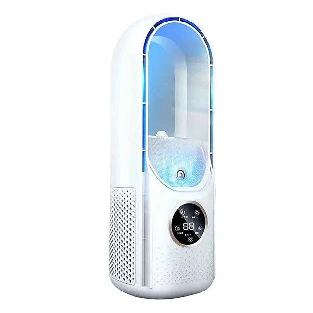 Bladeless Fan with USB Charging and Water Tank