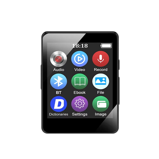 Bluetooth MP3 Player with Stereo Sound and Video Playback