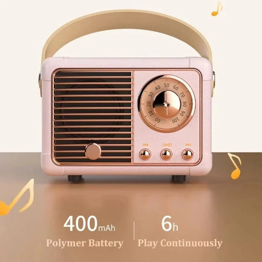Bluetooth Speaker with Subwoofer and Wireless Connectivity