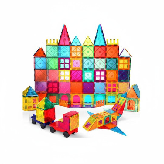 Building Blocks with Magnetic Pieces and Montessori Design