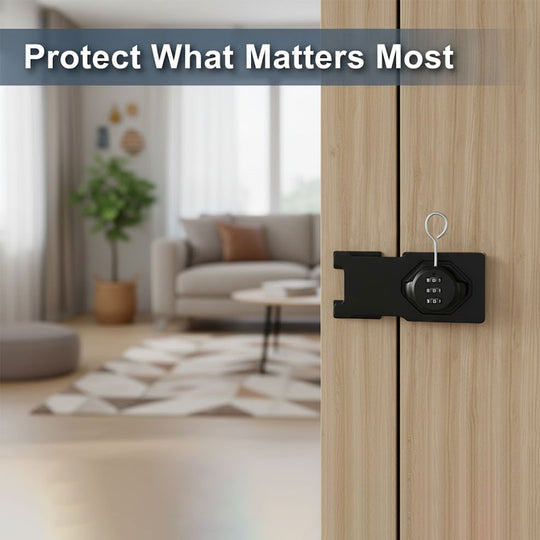 Cabinet Lock with Keyless Access and Zinc Alloy Construction