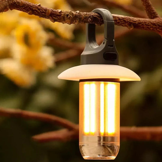 Camping Lantern with Rechargeable Battery and LED Light