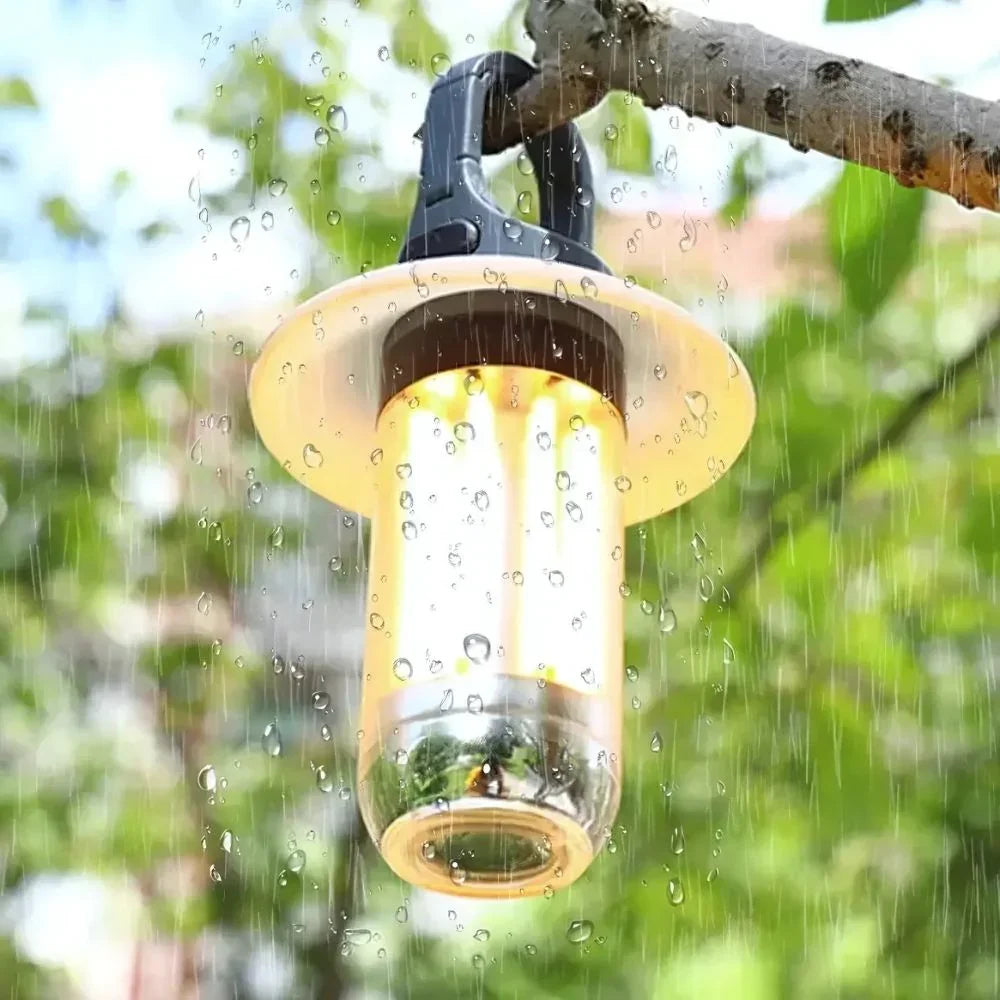 Camping Lantern with Rechargeable Battery and LED Light