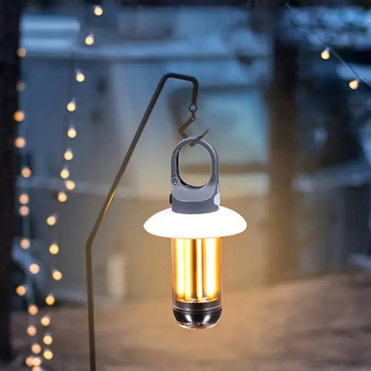 Camping Lantern with Rechargeable Battery and LED Light