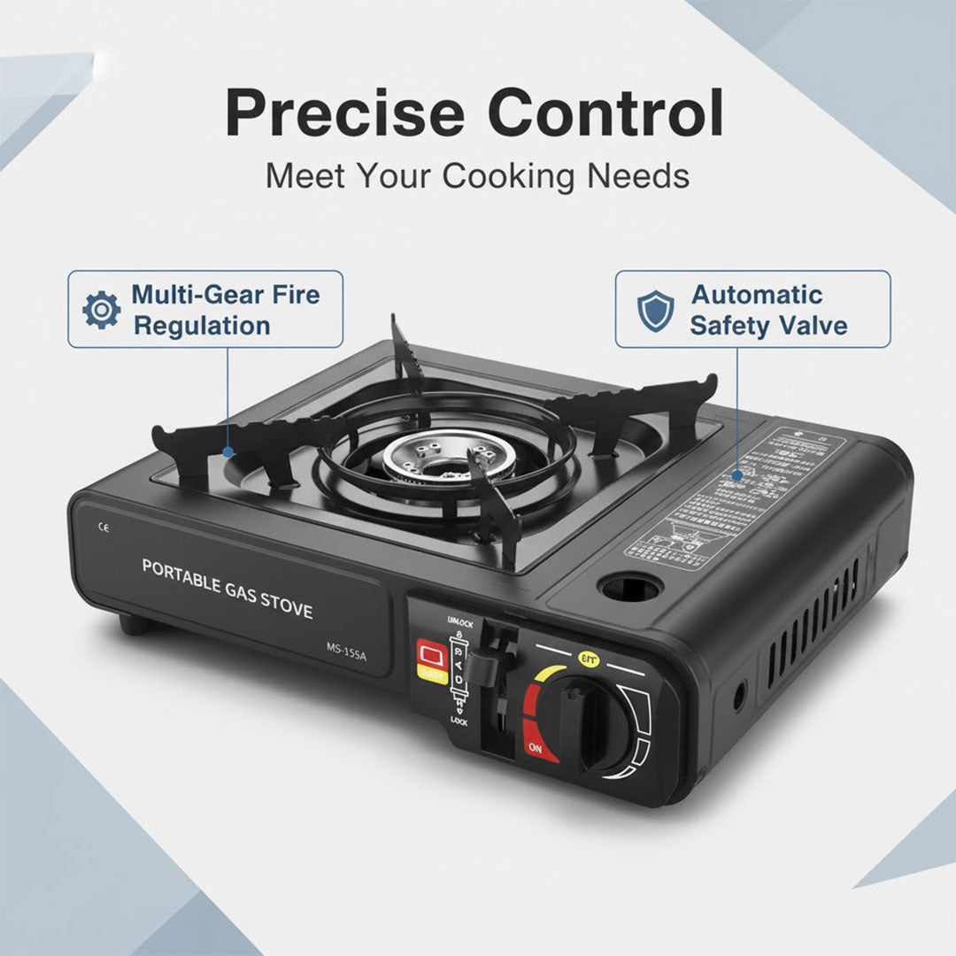 Camping Stove with Portable Design and 2100W Power