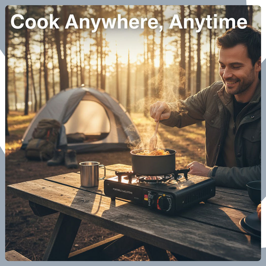 Camping Stove with Portable Design and 2100W Power