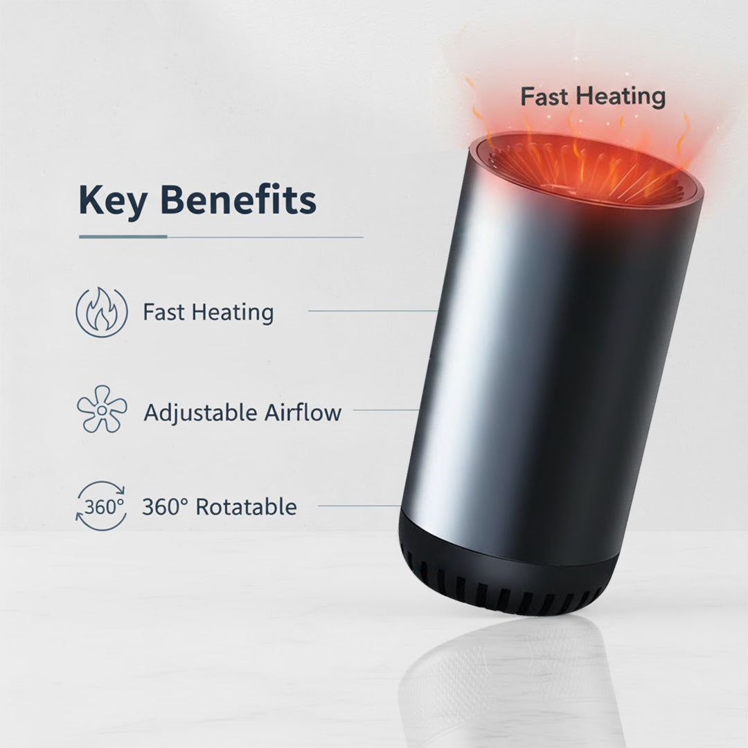 Car Air Blower with Fast Heating and Adjustable Airflow