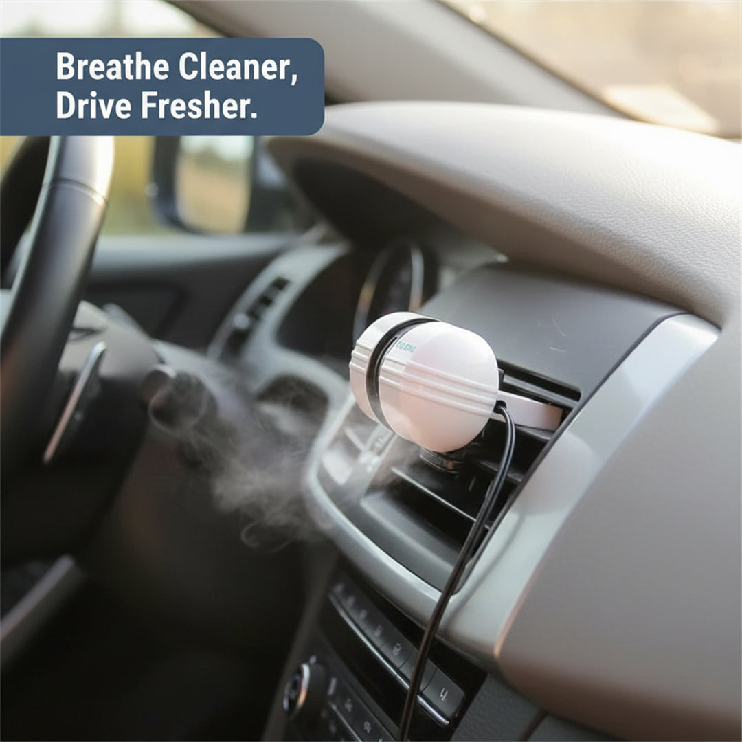 Car Air Purifier with Ozone Generator and Portable Design