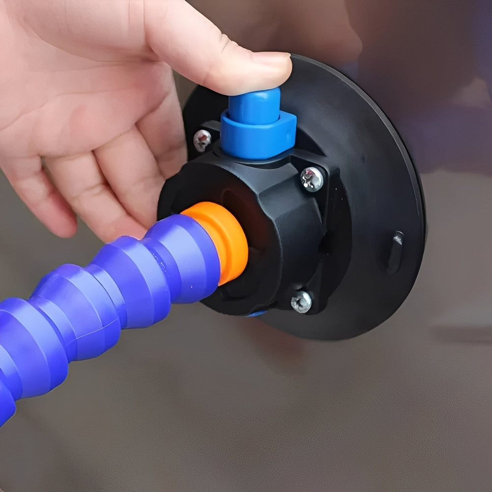 Car Dent Repair Tool with Manual Suction Pump and Surface Adjustment